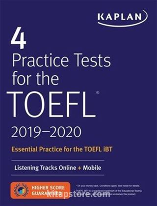 Kaplan 4 Practice Tests for the TOEFL 2019-2020 : Listening Tracks Online + Mobile