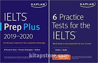 IELTS Prep Set (2019-2020): 2 Books + Online (Kaplan Test Prep)