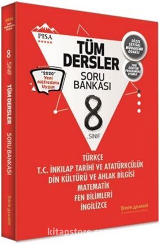 8. Sınıf Tüm Dersler Soru Bankası