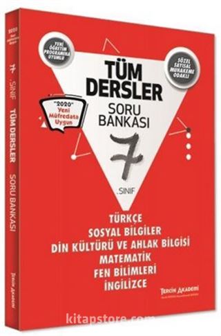 7. Sınıf Tüm Dersler Soru Bankası