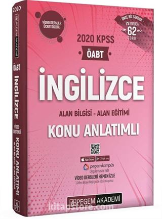 2020 KPSS ÖABT İngilizce Video Destekli Konu Anlatımlı