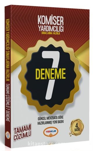 Komiser Yardımcılığı Sınavlarına Hazırlık Tamamı Çözümlü 7 Deneme