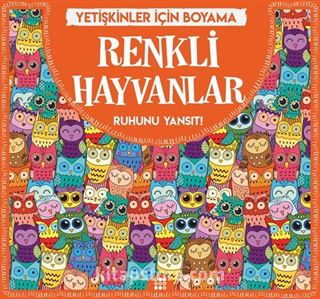 Renkli Hayvanlar / Yetişkinler İçin Boyama