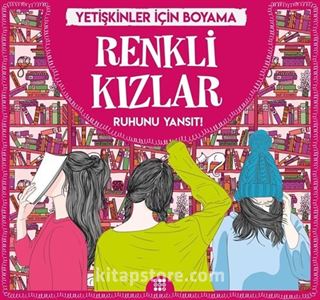 Renkli Kızlar / Yetişkinler İçin Boyama