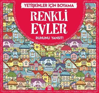 Renkli Evler / Yetişkinler İçin Boyama