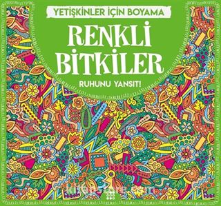 Renkli Bitkiler / Yetişkinler İçin Boyama