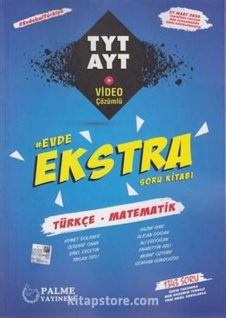 TYT AYT Türkçe Matematik Evde Ekstra Soru Kitabı