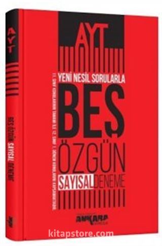 AYT Yeni Nesil Sorularla Sayısal 5 Özgün Deneme