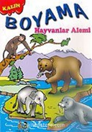 Boyama Hayvanlar Alemi (Kalın)