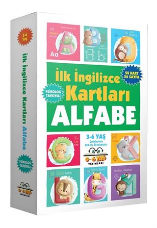 İlk İngilizce Kartları Alfabe (3-6 Yaş)