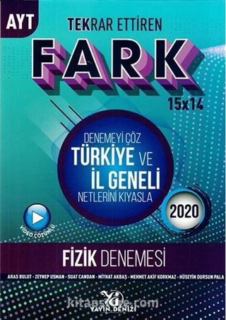 AYT Fizik Fark Tekrar Ettiren 15x14 Denemesi