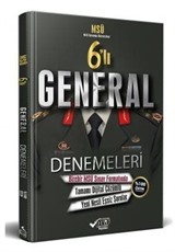 6'lı MSÜ General Denemeleri 2020 Alımlarına Özel Hazırlık -Tamamı Dijital Çözümlü