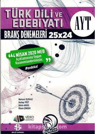 AYT Türk Dili ve Edebiyatı 25x24 Evdekal Özel Branş Denemeleri