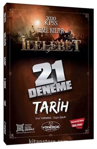 2020 KPSS Tarih İlelebet 21 Deneme Çözümlü