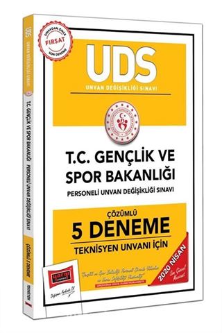 2020 UDS T.C. Gençlik ve Spor Bakanlığı Teknisyen Unvanı İçin Çözümlü 5 Deneme