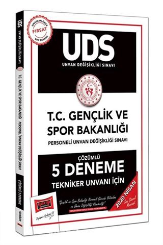 2020 UDS T.C. Gençlik ve Spor Bakanlığı Tekniker Unvanı İçin Çözümlü 5 Deneme