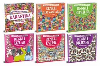 Yetişkinler İçin Boyama Seti (6 Kitap)