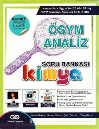 Kimya ÖSYM Analiz Soru Bankası