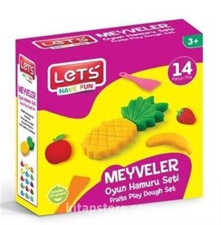 Lets Oyun Hamuru Meyveler Seti 14 Parça - (L8599)