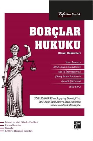 Reform Serisi Borçlar Hukuku (Genel Hükümler)