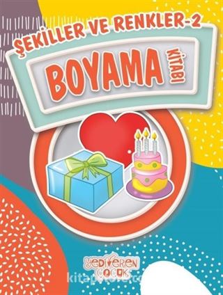 Şekiller ve Renkler 2 Boyama Kitabı