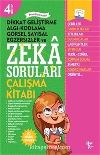 Dikkat Geliştirme, Algı-Kodlama, Görsel Sayısal, Egzersizler ve Zeka Soruları 4