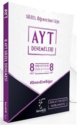 AYT Denemeleri Sözel Öğrencileri İçin 8 Soru 8 Çözüm Kitapçığı