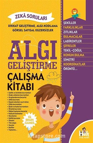 Dikkat Geliştirme, Algı-Kodlama, Görsel Sayısal, Egzersizler ve Zeka Soruları 1