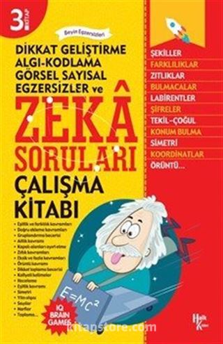 Dikkat Geliştirme, Algı-Kodlama, Görsel Sayısal, Egzersizler ve Zeka Soruları 3