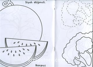 Renk Renk Dünyam Boyama Kitabı - Şekilli Kesim (5 Kitap)