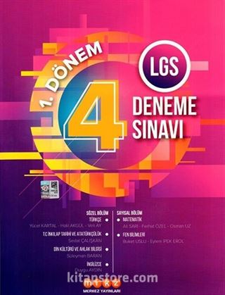 8. Sınıf LGS 1. Dönem 4 Deneme Sınavı