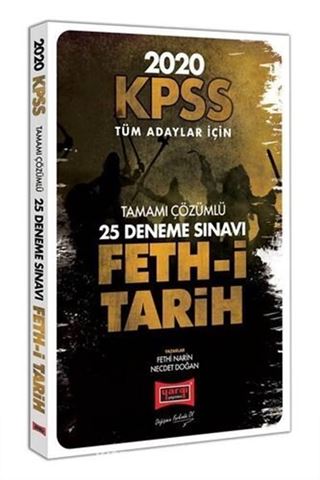 2020 KPSS Feth-i Tarih Tamamı Çözümlü 25 Deneme Sınavı