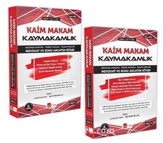 Kaim Makam Kaymakamlık Mevzuat Ve Konu Anlatım Kitabı 2020 (2'li Set)