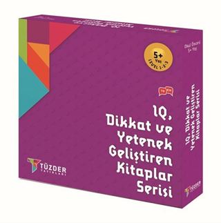 5+ Yaş Seti / IQ Dikkat ve Yetenek Geliştiren Kitaplar Serisi