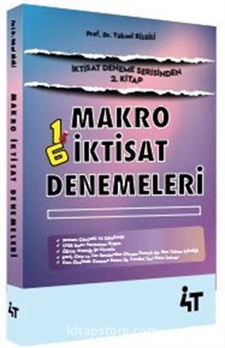 İktisat Deneme Serisinden 2. Kitap Makro İktisat Denemeler