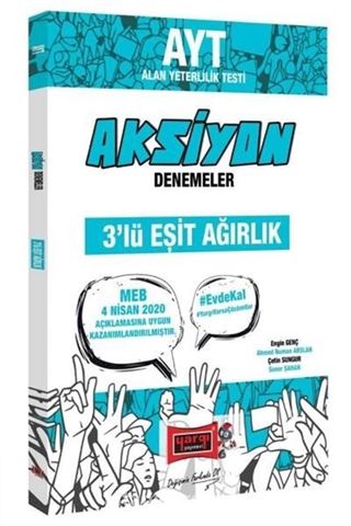 AYT Eşit Ağırlık Aksiyon 3'lü Denemeler