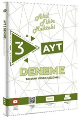 AYT Tamamı Video Çözümlü 3 Deneme