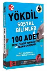 YÖKDİL Sosyal Bilimler 100 Adet Temel Seviye Renkli Çeviri Okuma Çalışması