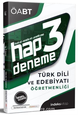 2020 ÖABT Türk Dili ve Edebiyatı Hap 3 Deneme Çözümlü