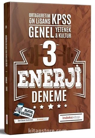 2020 KPSS Lise Ortaöğretim Ön Lisans GYGK Enerji 3 Deneme Çözümlü