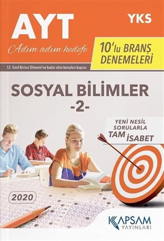 AYT Sosyal Bilimler-2 10'lu Deneme Seti