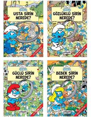 Şirinler Gizli Nesneleri Bul Seti (4 Kitap)