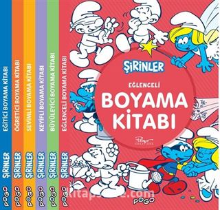 Şirinler Boyama Kitapları Seti (6 Kitap)