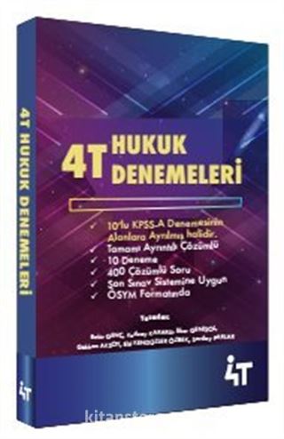 4T Hukuk Denemeleri