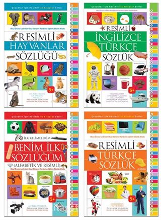 İlk Resimli Sözlükler Seti (4 Kitap)