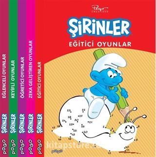 Şirinler Oyun Kitapları Seti (5 Kitap)