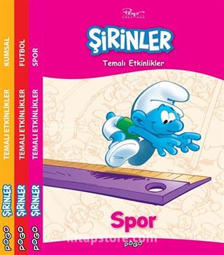 Şirinler Temalı Aktiviteler Seti (3 Kitap)