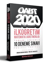 2020 ÖABT İlköğretim Matematik Öğretmenliği Tamamı Çözümlü 10 Fasikül Deneme