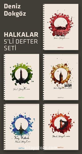 Deniz Dokgöz Halkalar Defter Seti (5 Defter)