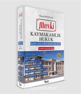 Mevki Kaymakamlık Hukuk Konu Anlatımı Modüler Seti